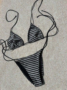 Black And White Knit